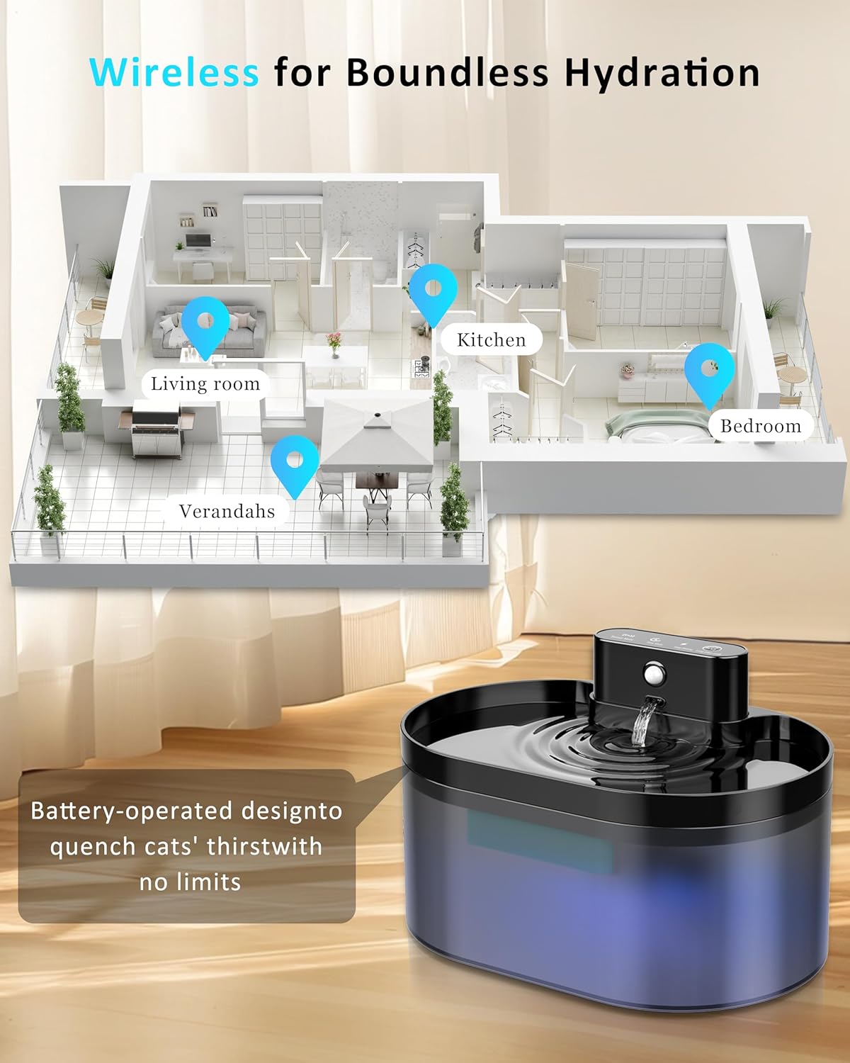 Smart Cat & Dog Water Fountain